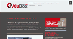 Desktop Screenshot of aluboxpro.com