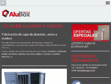 Tablet Screenshot of aluboxpro.com